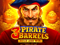 3 Pirate Barrels HoldAndWin